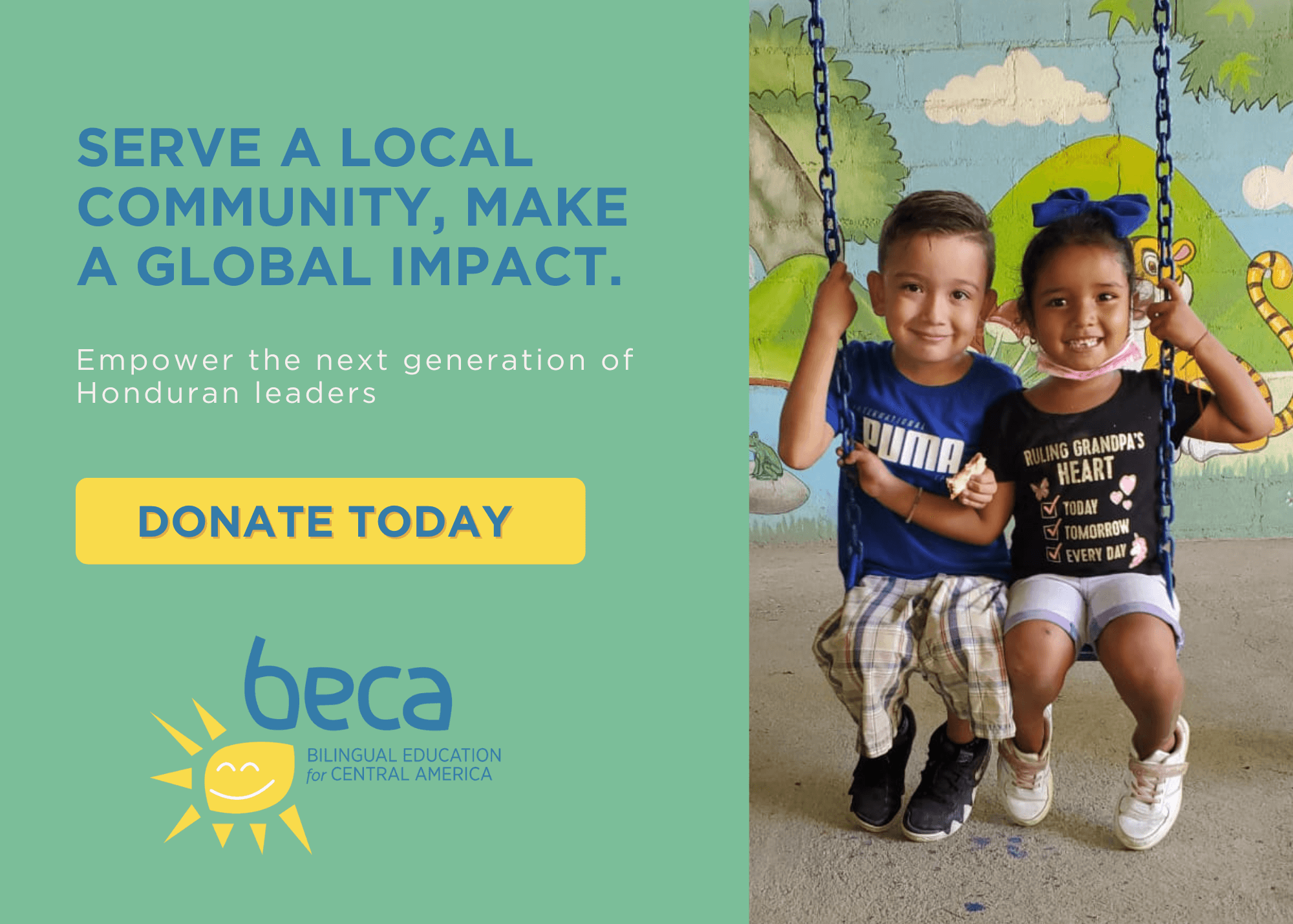 Serve a local community, make a global impact.